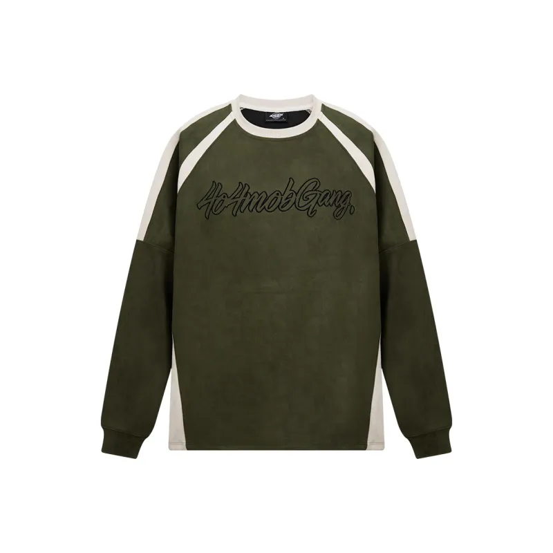 404MOB GANG T Shirt Unisex Army Green-0