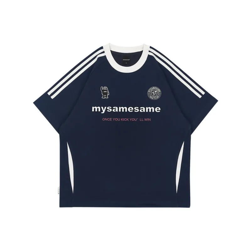 MYSAMESAME Summer T Shirt Loose Fit Style Unisex-0