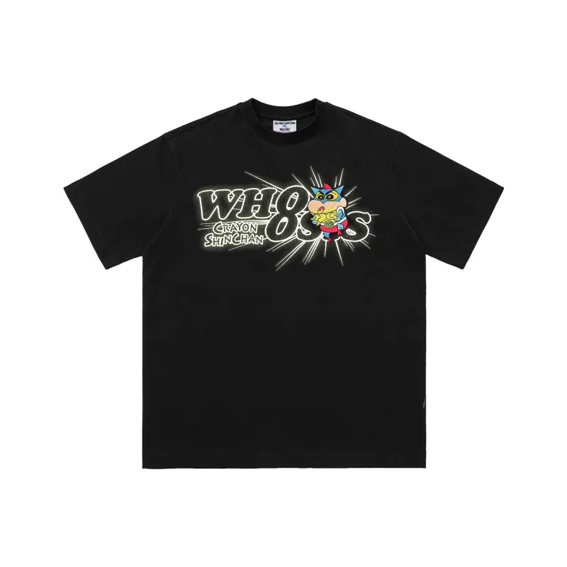 Crayon Shinchan X WHOOSIS X Crayon Shin chan Collaboration Series T Shirts Unisex-4
