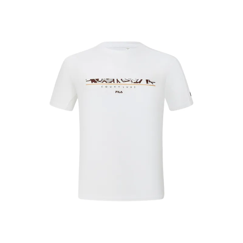FILA Set in Sleeve T Shirt Men's Bright White-0
