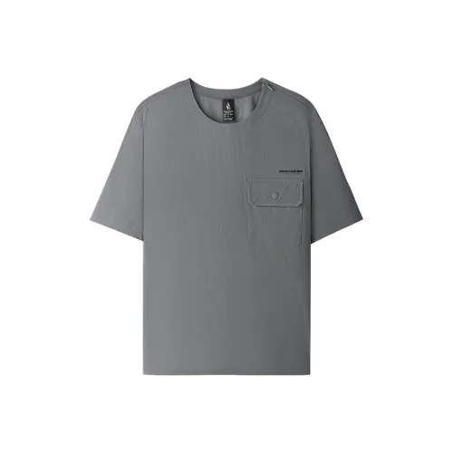 Skechers SKECHLUXE SS25 T Shirt Men's Iron Door Gray