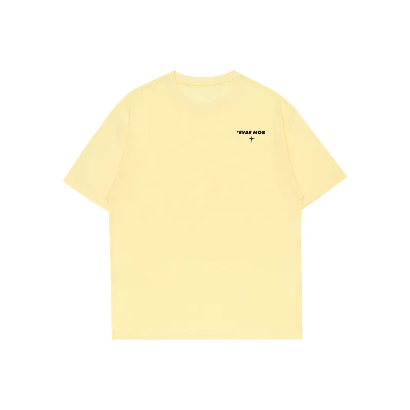 *EVAE+MOB T-Shirt Unisex White Heather Gray-8