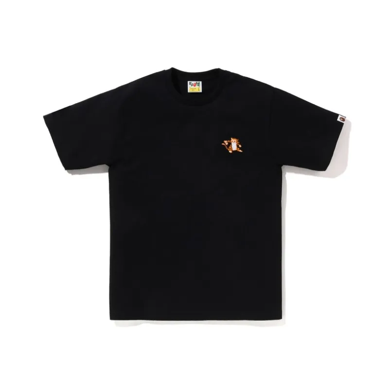 A BATHING APE Embroidered T shirt-3