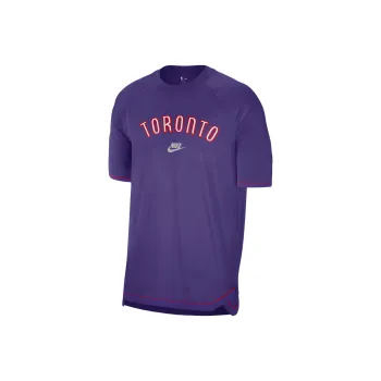 Nike Toronto Raptors Hardwood Classics Men's Nike Dri FIT Nba Short Sleeve Pregame Top