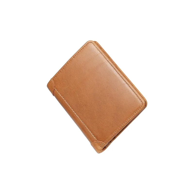 Tong Tong Rabbit Waxed Leather Clip Wallet Men's Multicolor-1