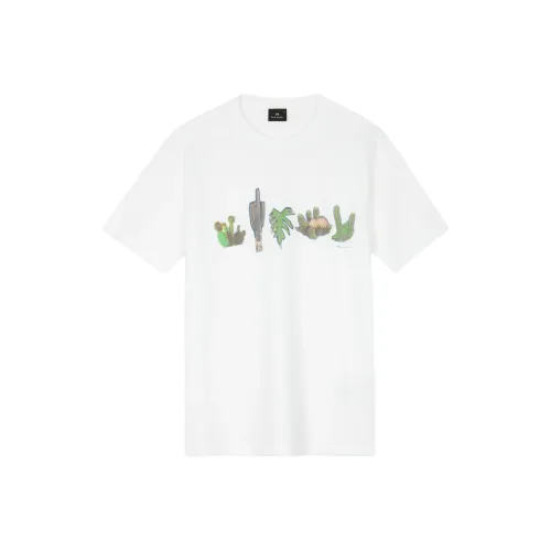Paul Smith Artist Stripe Collar T Shirt