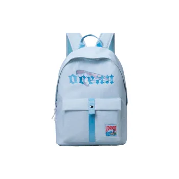 FINITE LOOP Bottle Eco Friendly Cloth Backpack Unisex Blue