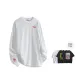 White (Comes with Random Print Short-Sleeved Shirt)