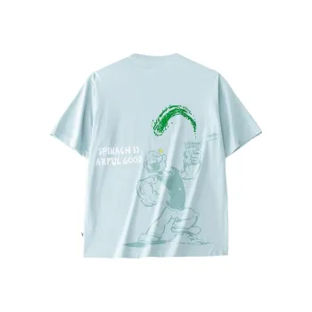 Anta x POPEYE T Shirt Men's Crystal Luminous Blue