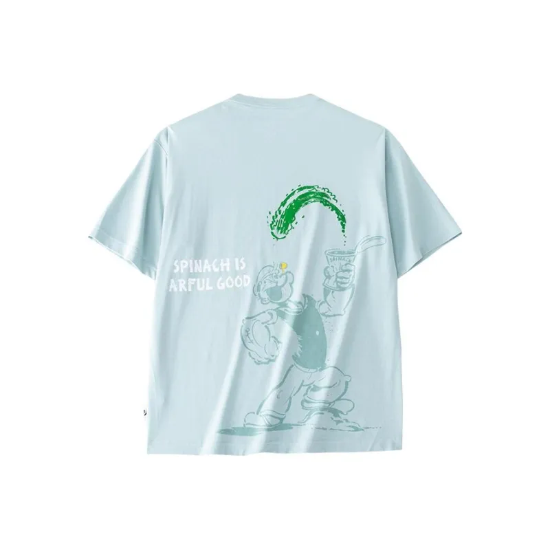 Anta x POPEYE T-Shirt Men's Crystal Luminous Blue-0
