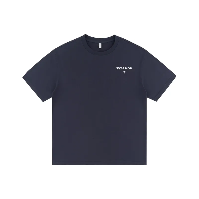 *EVAE+MOB T-Shirt Unisex White Heather Gray-16