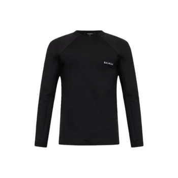 BALMAIN Logo Patch Swim T Shirt