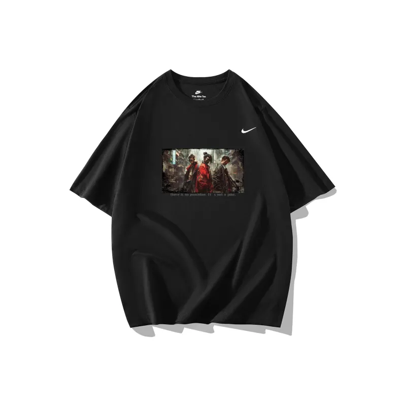 Nike T Shirts Unisex Black-0