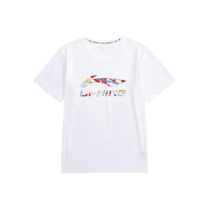 LiNing Badminton Series T Shirt Unisex Standard White-0