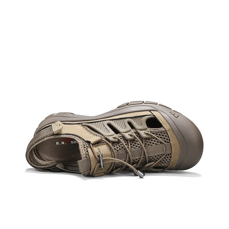 G.N.SHIJIA Slip Resistant Breathable Grip Height Increasing Abrasion Resistant River Trekking Shoes Men's-11