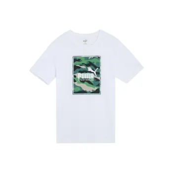 PUMA BOX LOGO T Shirts Men White