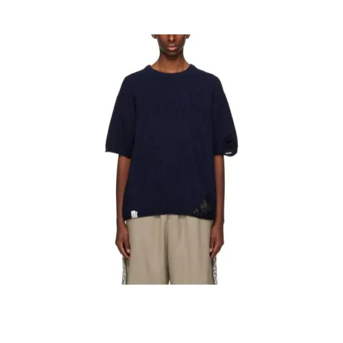 ADER ERROR Distressed Ribbed Top