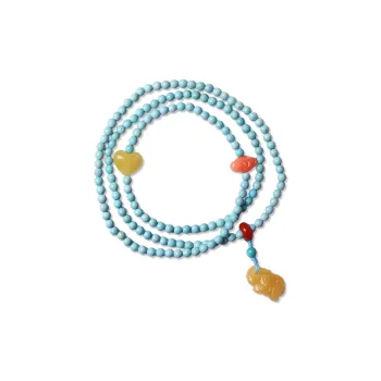 Xiangyan Turquoise Fine Jade Bracelets Unisex