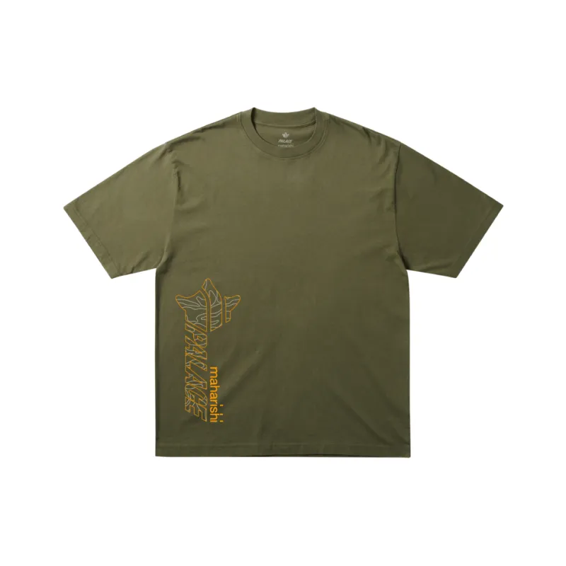 PALACE X Maharishi Templea Star Kor Om T Shirt-0