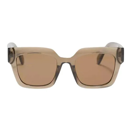 Vans Polycarbonate Square Sunglasses Unisex Coffee