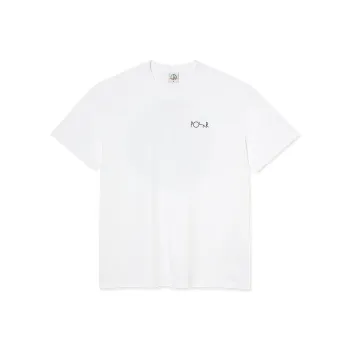 POLAR SKATE CO Fill Logo Burnside 2084 Tee T Shirt Unisex White