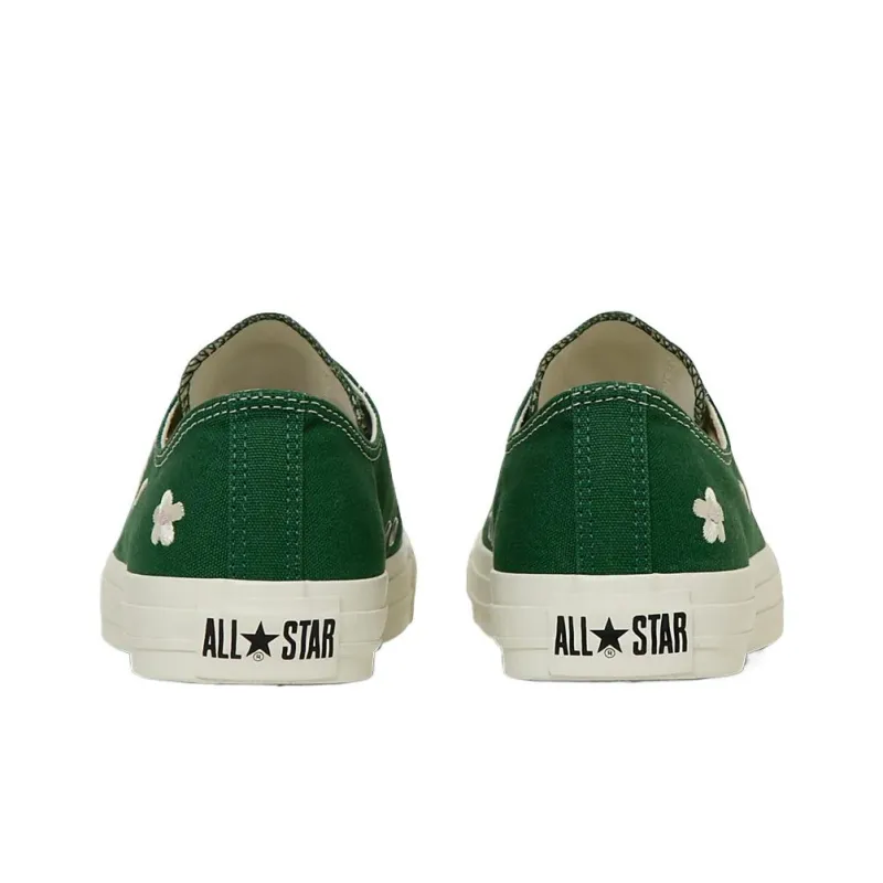Converse All Star Low Top Canvas Shoes Unisex Forest Green-4