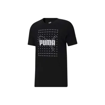 PUMA Graphic T Shirt Men's Black
