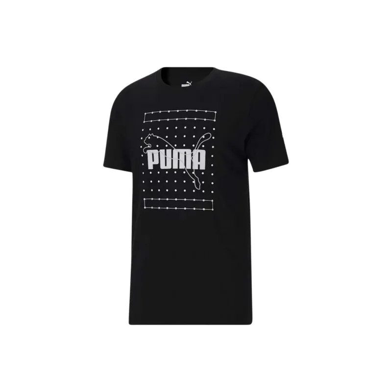 PUMA Graphic T Shirt Men's Black-0