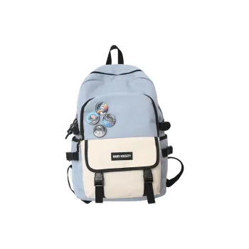 FINDINGS Nylon Backpack Regular Unisex Black/White/Green/Blue