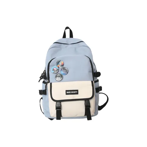 FINDINGS Nylon Backpack Regular Unisex Black/White/Green/Blue