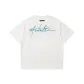 Light Gray, Blue Embroidery