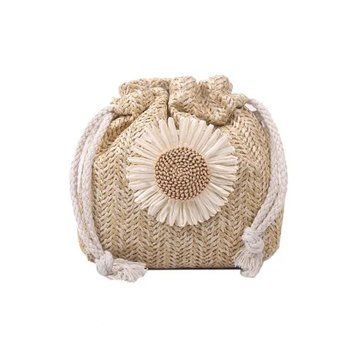 S.REPHEN Straw Woven Shoulder Bag Small Size Unisex