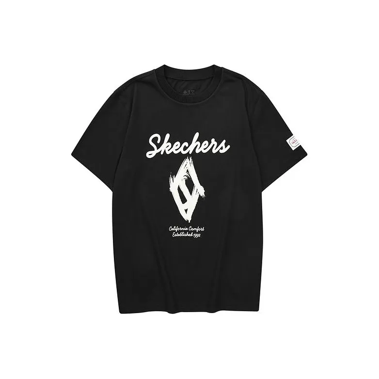 Skechers T Shirt Unisex Carbon Black-0