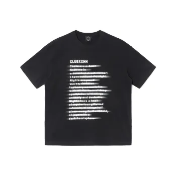 Clubxxhh T Shirts Unisex Black