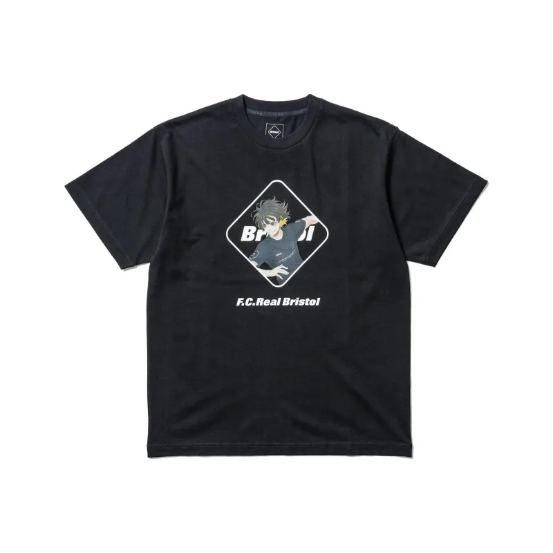 F.C Real Bristol BLUE LOCK Collaboration T-Shirts Unisex Black-0