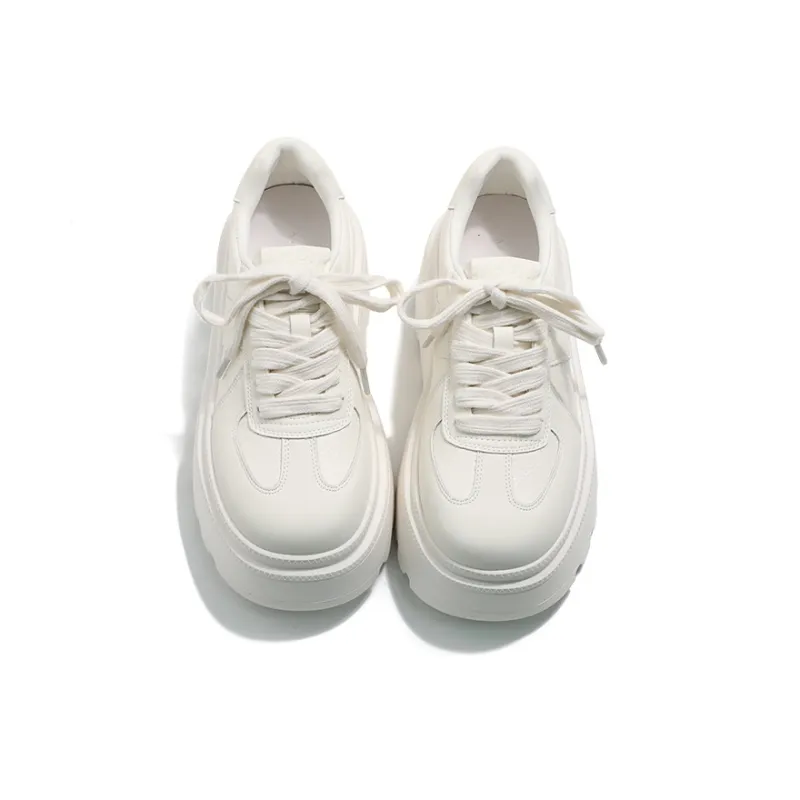 MIS. DANNY Low Top Skateboard Shoes Women's Ecru-1