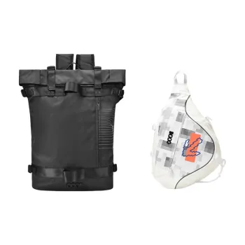 COEXISTENCE Polyester Basketball Backpack Large Size Unisex Dark Gray