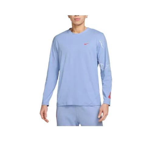 Nike Clothing T Shirts Men Blue