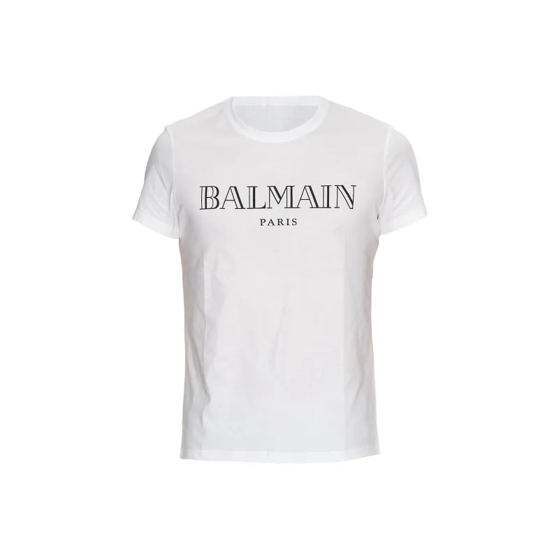 BALMAIN T-Shirts Men White-0