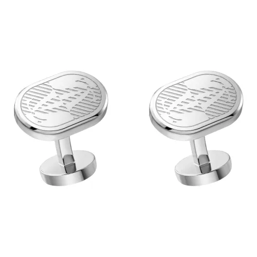 CARTIER Sterling Silver Palladium plated Cufflinks Unisex Silver