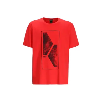 BOSS Logo print T shirt