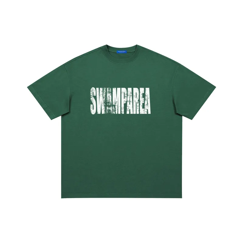 SWAMP AREA T Shirt Unisex White-5
