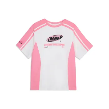 LiNing x LEAGUE OF LEGENDS Sports Life Collection T Shirt Unisex Ivory/Morning Light Pink