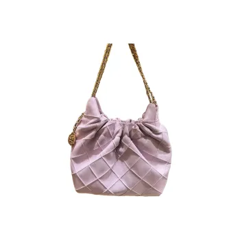 TORY BURCH Fleming Sheepskin One Shoulder Handbag Mini Women's Light Purple