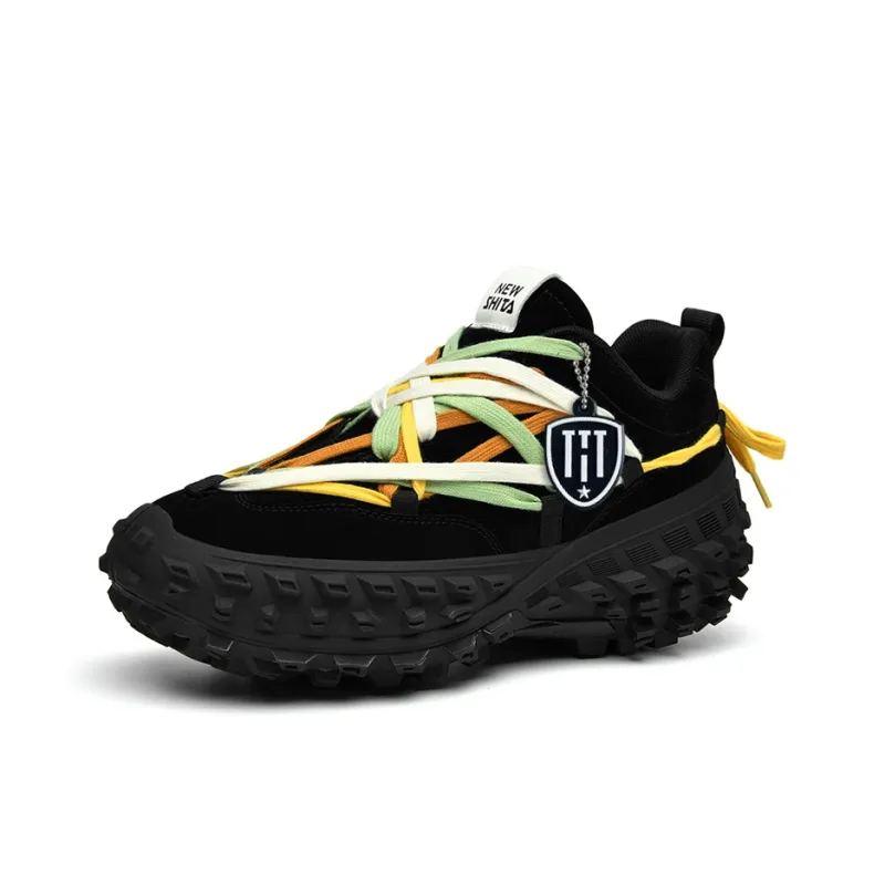 HACKBUTEER Low Top Chunky Sneakers Unisex Box Included-2