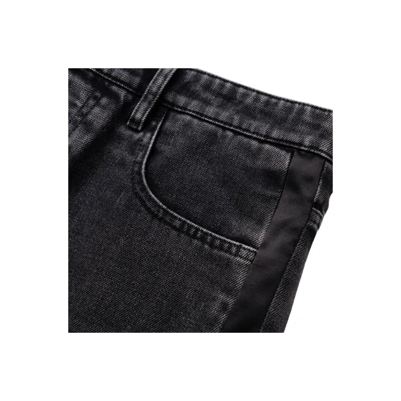 MIU MIU Denim Shorts Women's Dark Gray-8