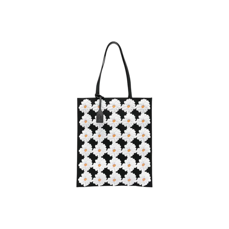 MOSCHINO Floral appliqué Tote Bag-0