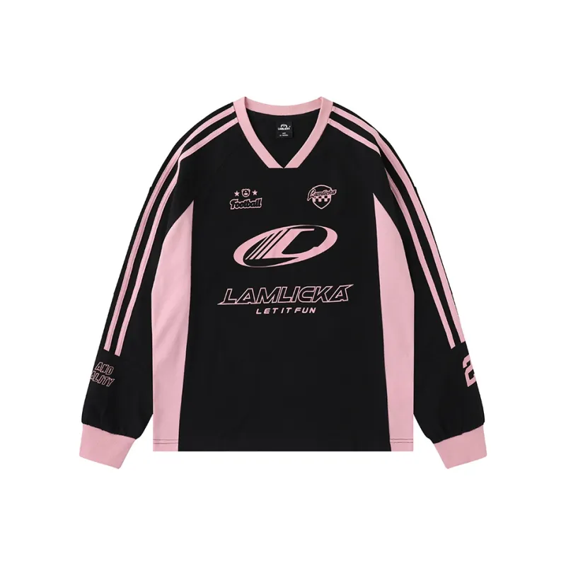 LAMLICKA T Shirt Unisex Black Pink-0