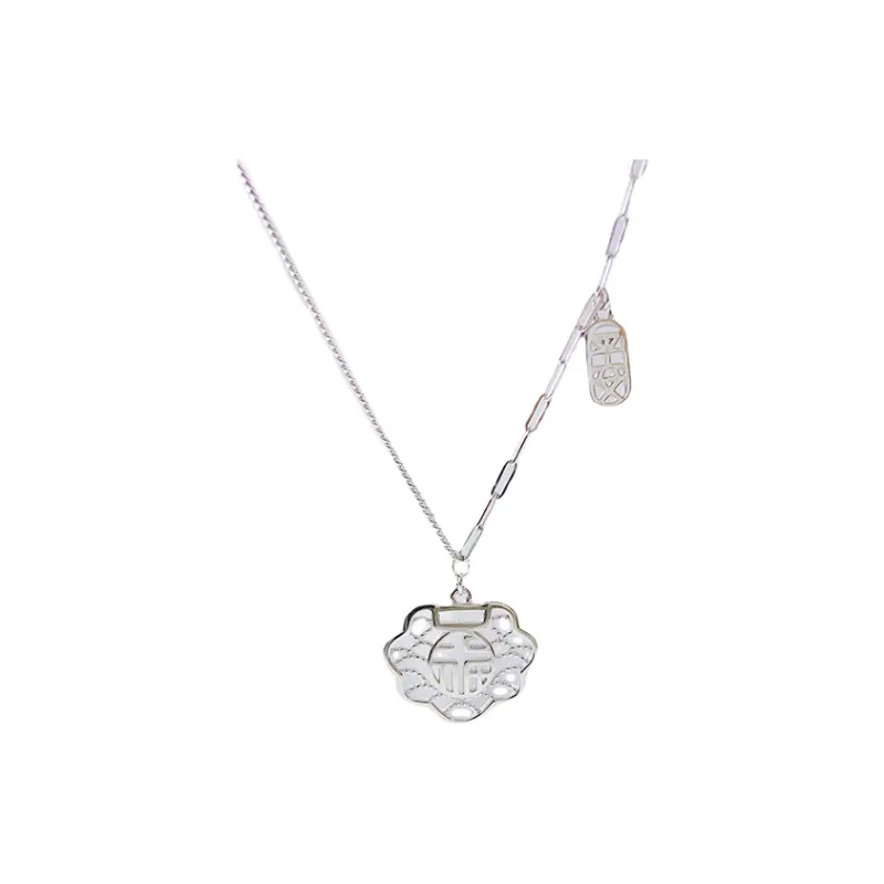FROMLOVER 925 Sterling Silver Necklaces Women's-0