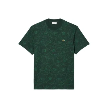 LACOSTE T Shirt Men's Medium Pea Green